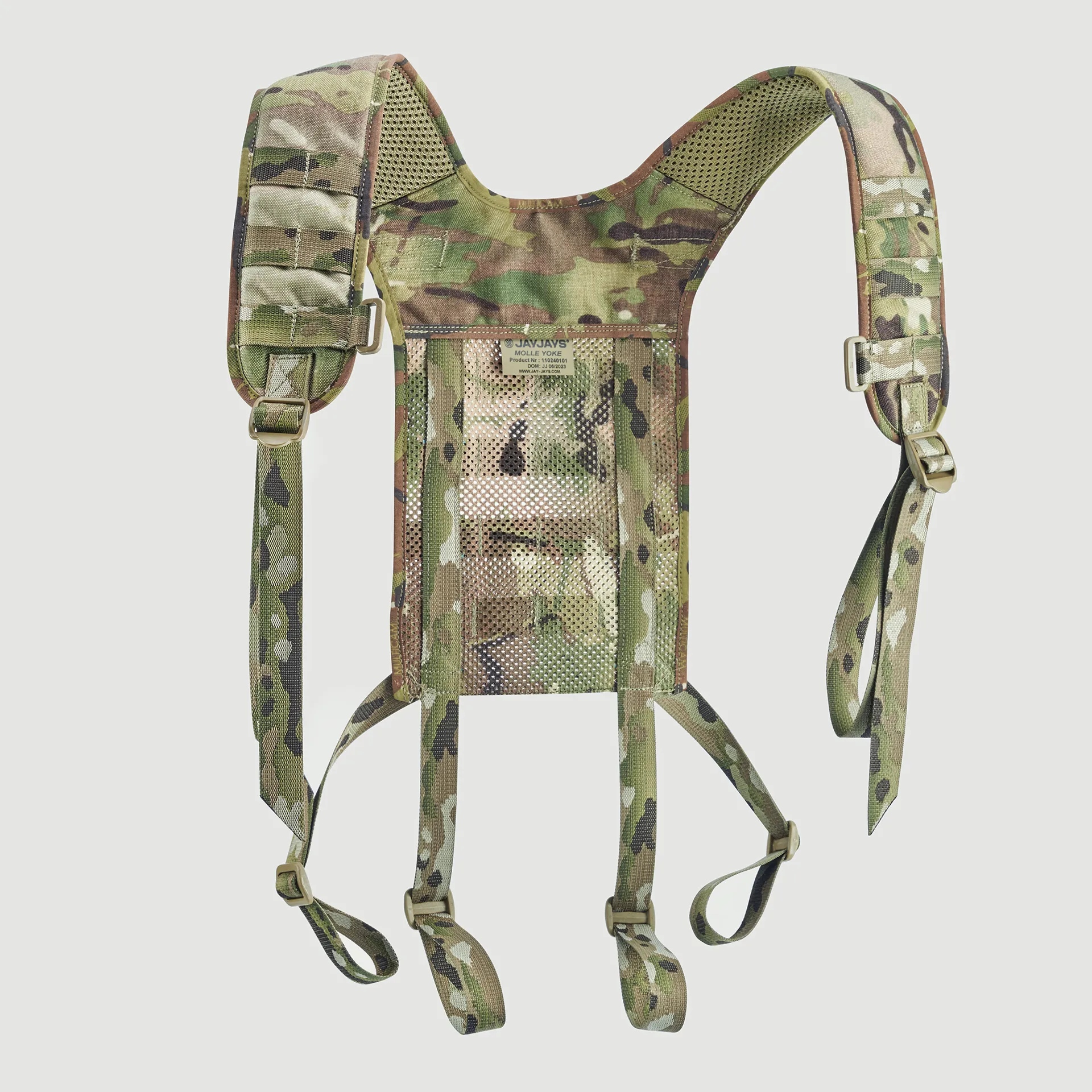 JayJays Molle Yoke Molle Harness In Multicam For bing Sets